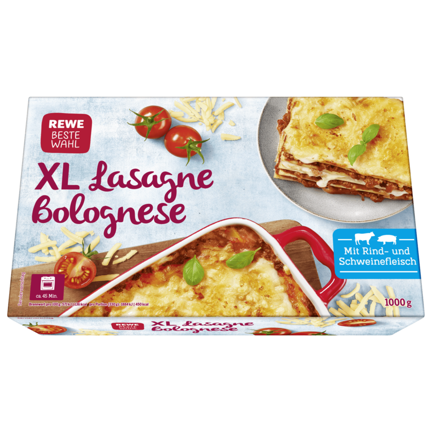 REWE Beste Wahl Lasagne Bolognese 1kg